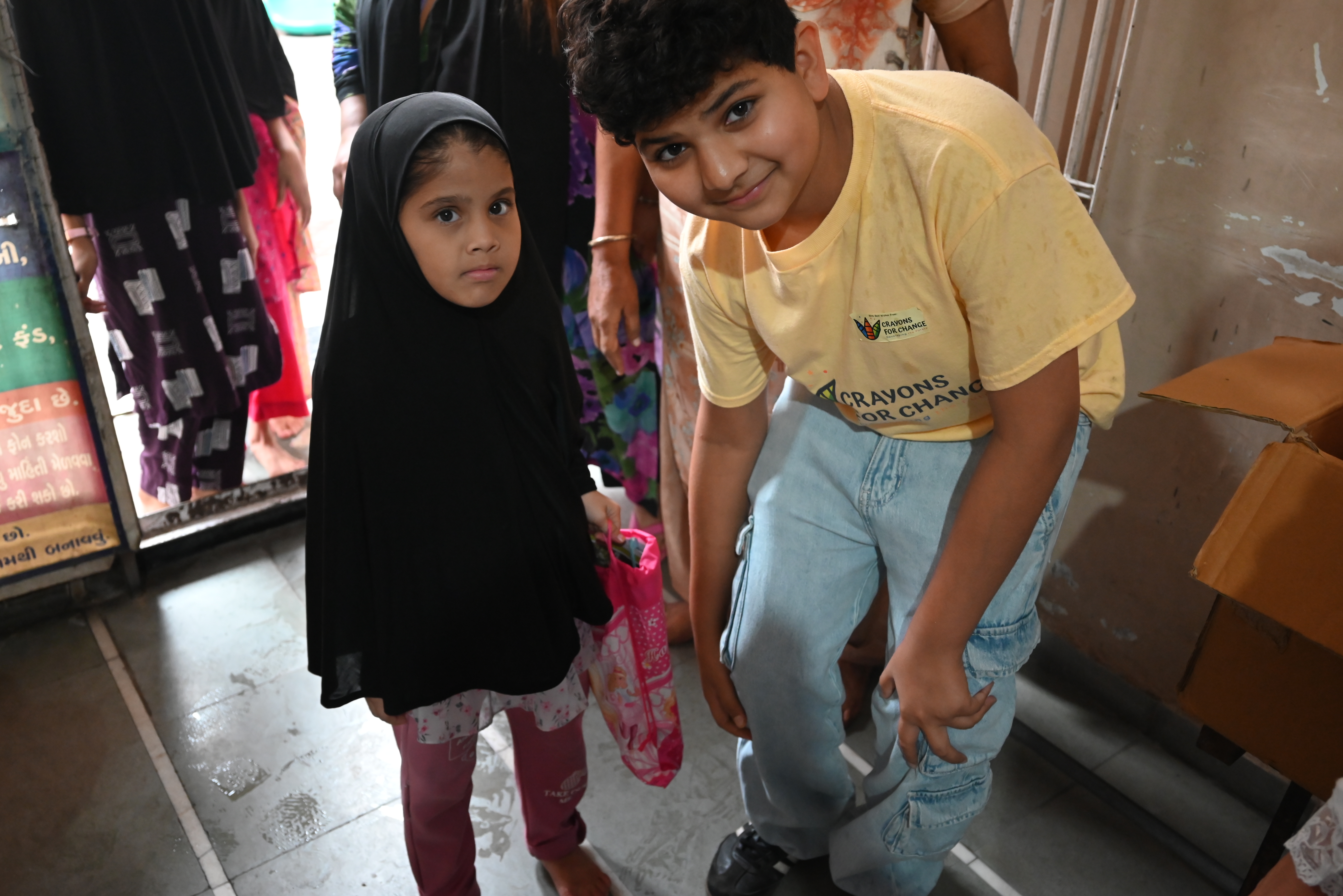 Students at the Crayons for Change STEM Summer Camp