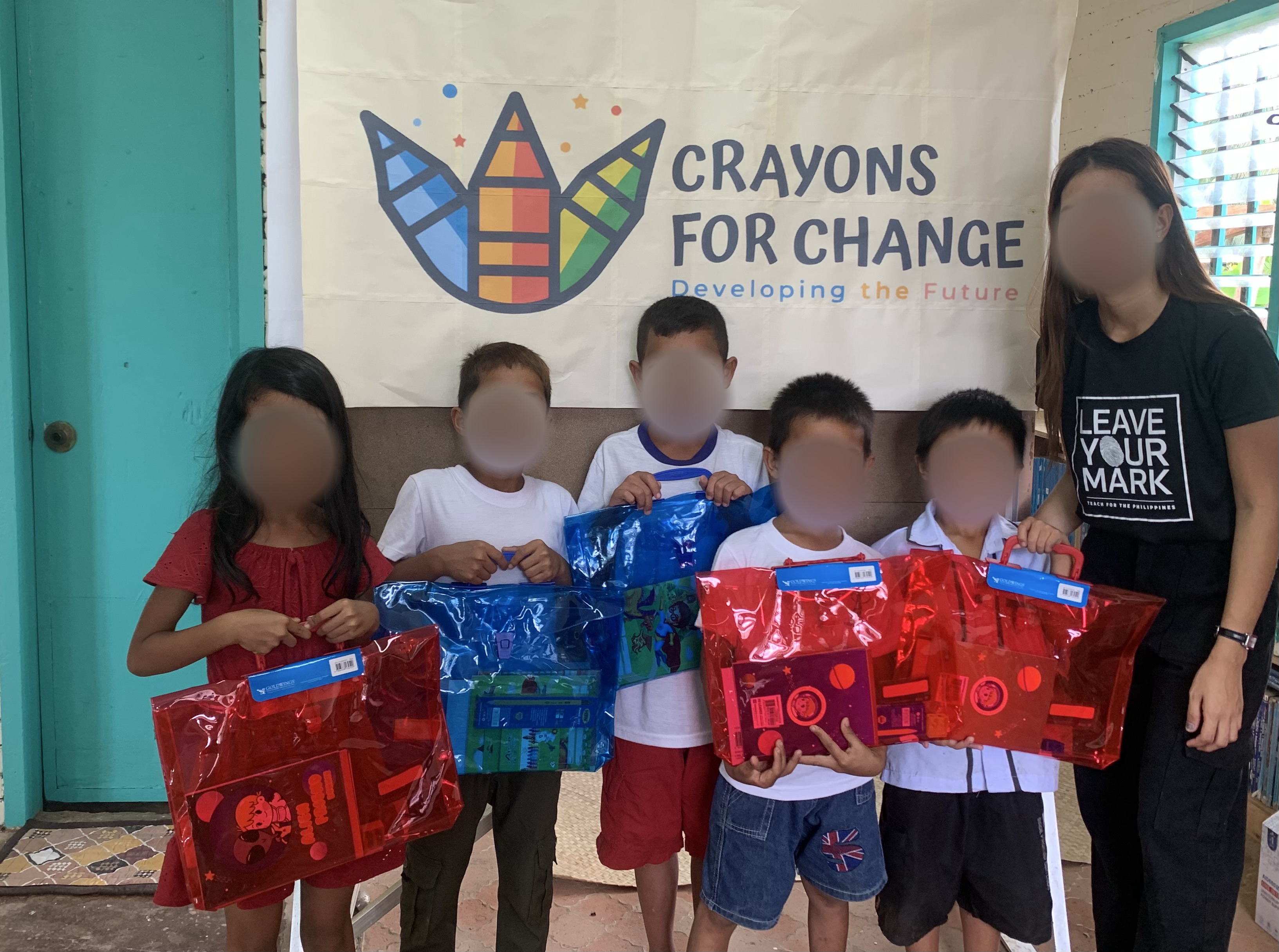 Project LISO school supply distribution at Astorga Elementary School, photo 2.