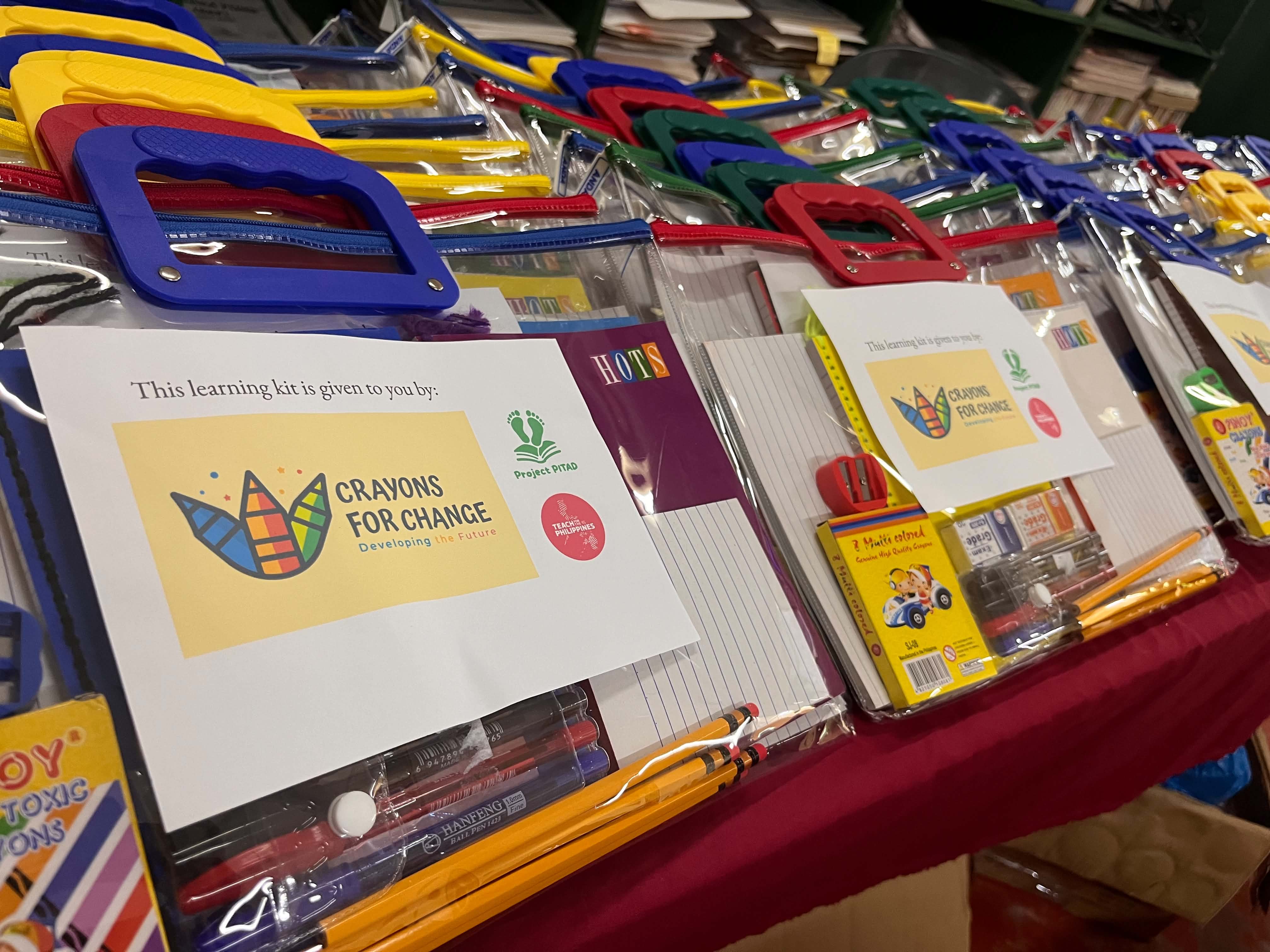 Project PITAD school supply distribution at Greendale Residences Integrated School, photo 2.