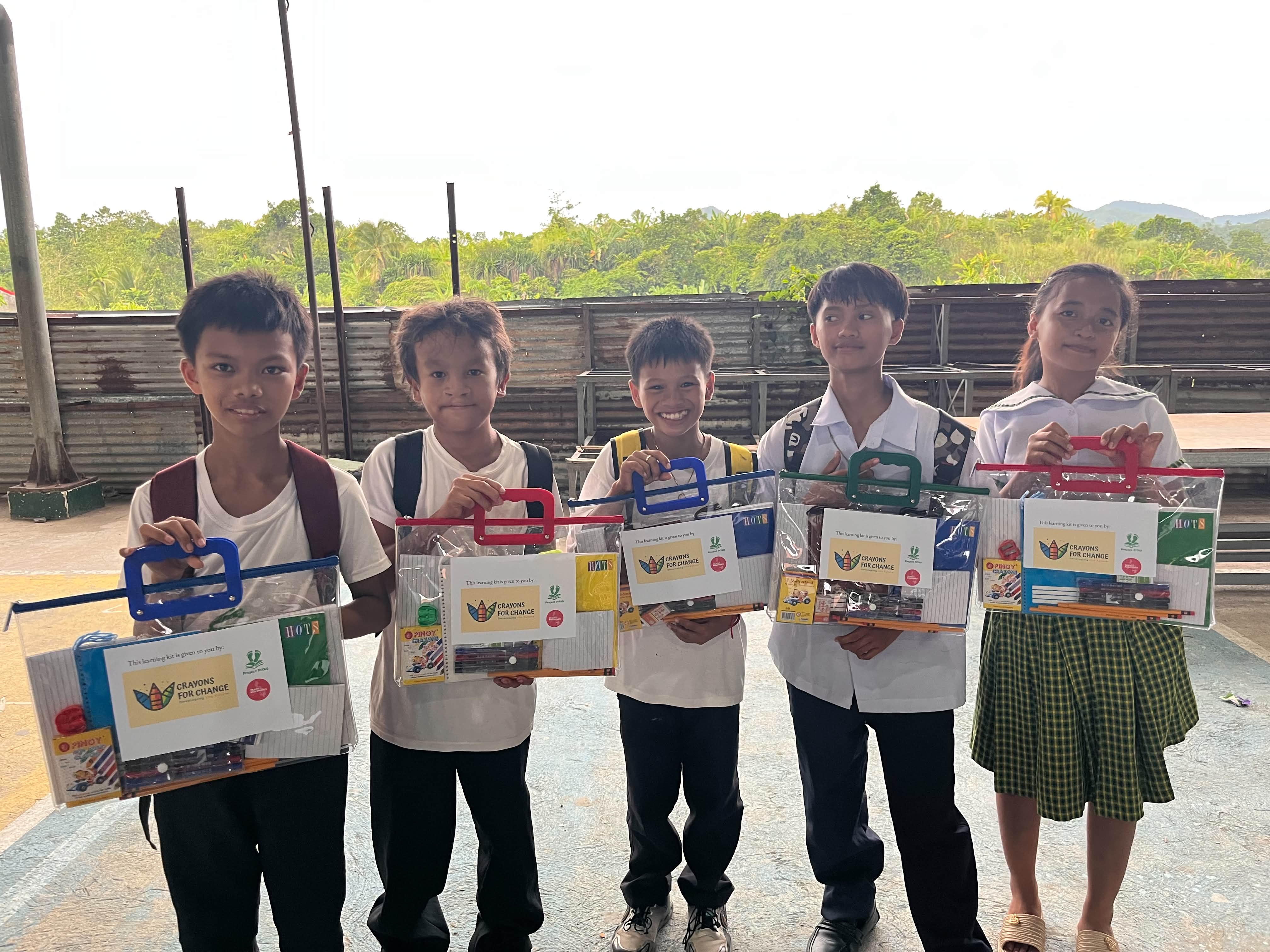Project PITAD school supply distribution at Greendale Residences Integrated School, photo 3.